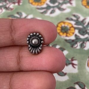 Real silver nosepin